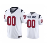 Men's Houston Texans ACTIVE PLAYER Custom White 2023 F.U.S.E Vapor Untouchable Limited Stitched Jersey