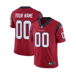 Men's Houston Texans Customized Red Alternate Vapor Untouchable Custom Limited Football Jersey