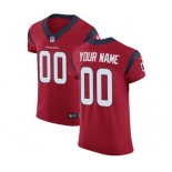 Men's Houston Texans Customized Red Alternate Vapor Untouchable Custom Elite Football Jersey