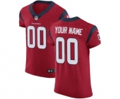 Men's Houston Texans Customized Red Alternate Vapor Untouchable Custom Elite Football Jersey