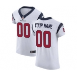 Men's Houston Texans Customized White Vapor Untouchable Custom Elite Football Jersey