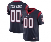 Youth Houston Texans Customized Navy Blue Team Color Custom Football Jersey