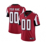 Men's Atlanta Falcons Customized Red Team Color Vapor Untouchable Custom Limited Football Jersey