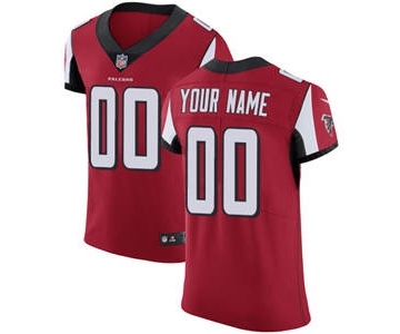 Men's Atlanta Falcons Customized Red Team Color Vapor Untouchable Custom Elite Football Jersey