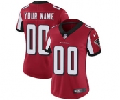 Women's Atlanta Falcons Red Home Customized Jersey