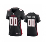 Women's Falcons Black Custom 2020 New Football Game Jersey