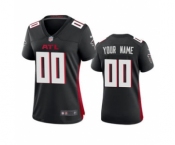 Women's Falcons Black Custom 2020 New Football Game Jersey