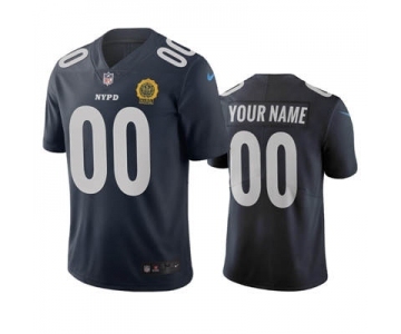 Men's Giants Customized Vapor Limited City Edition Navy Jersey