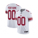 Men's New York Giants Customized White Vapor Untouchable Custom Limited Football Jersey