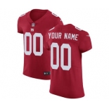 Men's New York Giants Customized Red Alternate Vapor Untouchable Custom Elite Football Jersey