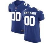 Men's New York Giants Customized Royal Blue Team Color Vapor Untouchable Custom Elite Football Jersey