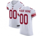 Men's New York Giants Customized White Vapor Untouchable Custom Elite Football Jersey