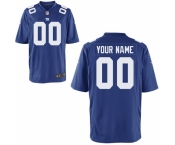 Men's New York Giants Nike Royal Custom Game Jersey