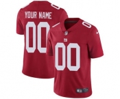 Youth New York Giants Customized Red Alternate Custom Football Jersey