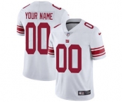 Youth New York Giants Customized White Custom Football Jersey