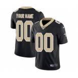 Men's New Orleans Saints Customized Black Team Color Vapor Untouchable Custom Limited Football Jersey