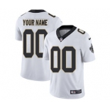 Men's New Orleans Saints Customized White Vapor Untouchable Custom Limited Football Jersey