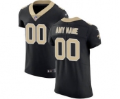 Men's New Orleans Saints Customized Black Team Color Vapor Untouchable Custom Elite Football Jersey