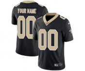 Youth New Orleans Saints Customized Black Team Color Custom Football Jersey