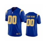 Men's Chargers Custom 2nd Royal Alternate 2020 Football Stitched Vapor Limited Jerse