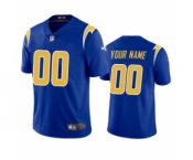 Men's Chargers Custom 2nd Royal Alternate 2020 Football Stitched Vapor Limited Jerse