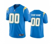 Men's Chargers Custom Powder Blue 2020 Football Stitched Vapor Limited Jersey