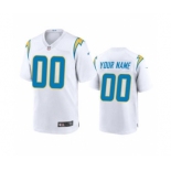 Men's Chargers White Custom White 2020 Football Stitched Game Jersey