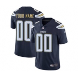 Men's Los Angeles Chargers Customized Navy Blue Team Color Vapor Untouchable Custom Limited Football Jersey