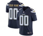 Men's Los Angeles Chargers Customized Navy Blue Team Color Vapor Untouchable Custom Limited Football Jersey