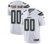 Men's Los Angeles Chargers Customized White Vapor Untouchable Custom Limited Football Jersey