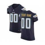 Men's Los Angeles Chargers Customized Navy Blue Team Color Vapor Untouchable Custom Elite Football Jersey