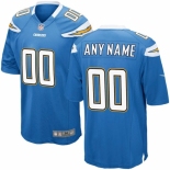 Mens Los Angeles Chargers Nike Powder Blue Customized Alternate Game Jersey