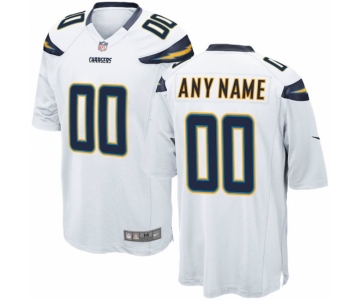 Nike Men's Los Angeles Chargers Customized Game White Jersey