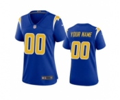 Women's Chargers Royal Custom 2nd Alternate 2020 New Football Game Jersey