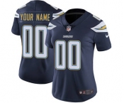 Women's Los Angeles Chargers Navy Blue Home Customized Jersey