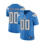 Youth Los Angeles Chargers Customized Electric Blue Alternate Custom Football Jersey