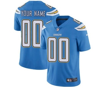 Youth Los Angeles Chargers Customized Electric Blue Alternate Custom Football Jersey