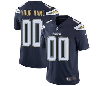 Youth Los Angeles Chargers Customized Navy Blue Team Color Custom Football Jersey