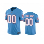 Men's Tennessee Titans Active Player Custom Light Blue 2023 F.U.S.E. Vapor Limited Throwback Stitched Football Jersey