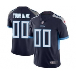 Men's Tennessee Titans Customized Navy Blue Team Color Vapor Untouchable Custom Limited Football Jersey