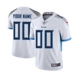 Men's Tennessee Titans Customized White Vapor Untouchable Custom Limited Football Jersey