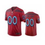 Men's Titans Customized Vapor Limited City Edition Red Jersey