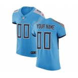 Men's Tennessee Titans Customized Light Blue Alternate Vapor Untouchable Custom Elite Football Jersey