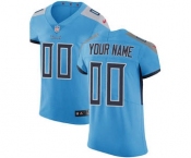 Men's Tennessee Titans Customized Light Blue Alternate Vapor Untouchable Custom Elite Football Jersey