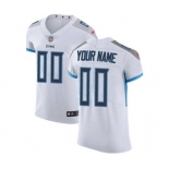 Men's Tennessee Titans Customized White Vapor Untouchable Custom Elite Football Jersey