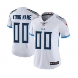 Women's Tennessee Titans Customized White Road Jersey