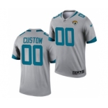 Men's Jacksonville Jaguars ACTIVE PLAYER Custom Silver 2021 Inverted Legend Stitched Jersey