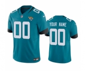 Men's Jacksonville Jaguars Active Player Custom Teal 2023 F.U.S.E Vapor Untouchable Limited Stitched Jersey