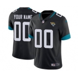 Men's Jacksonville Jaguars Customized Black Team Color Vapor Untouchable Custom Limited Football Jersey