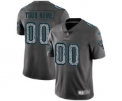 Men's Jacksonville Jaguars Customized Gray Static Vapor Untouchable Limited Football Jersey